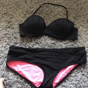 Blank pink swim set